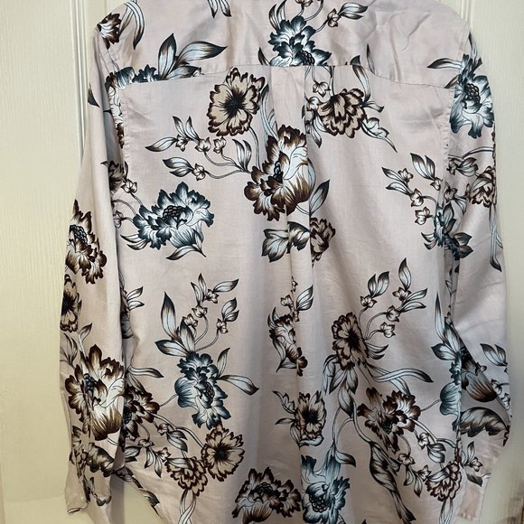 Ralph Lauren Cotton Flowy Blouse size XL - Picture 3 of 7